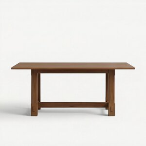 Dahlia Trestle Dining Table with Optional End Extensions