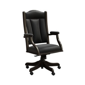 Upholstered Executive Swivel Office Chair - Quick Ship