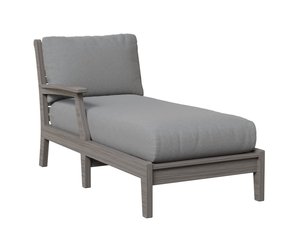 Berlin Gardens Classic Terrace Right Arm Upholstered Chaise Lounge