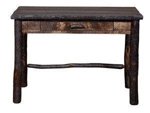 Handcrafted Thomas Rustic Maple and Hickory Twig 42" Small Writing Desk