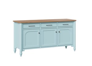 Tangier 3-Door Buffet with Optional Hutch Top
