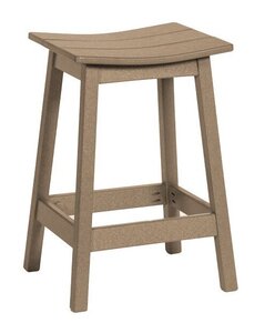 Leisure Lawns Poly Saddle Stool
