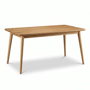 Handcrafted Mid Century Modern Dining Table with Tapered Legs
