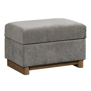 Handcrafted Harmony Upholstered Ottoman with Storage