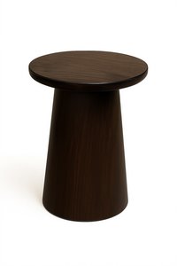 Kai Modern Toadstool Side Table with Angled or Straight Base