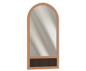 Harlow Modern Shoe Bench Wall Mirror