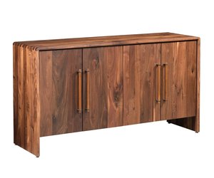 Handcrafted Cabot Modern Waterfall Sideboard