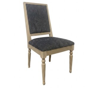 Outlet Upholstered Chair with Oak Wood Frame In-Stock