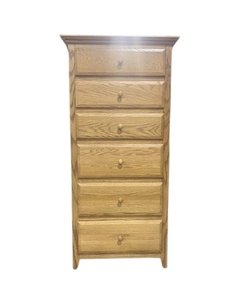 Outlet: Oak Wood Shaker Large Lingerie Chest In-Stock