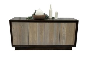 Handcrafted Opal 72" Solid Wood Sideboard