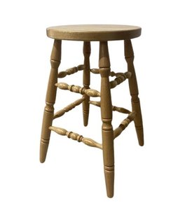 Outlet: Deluxe Turned Leg Counter Stool In-Stock