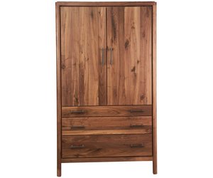 Handcrafted Solid Wood Flynn Armoire Cabinet