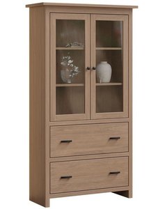 Alpine Bookcase with Doors and Drawers