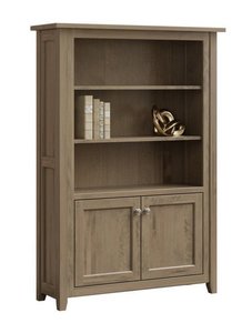 Parklane Bookcase with Bottom Doors