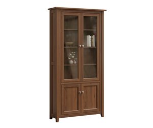 Parklane Solid Wood Bookcase with Doors - Choose Height