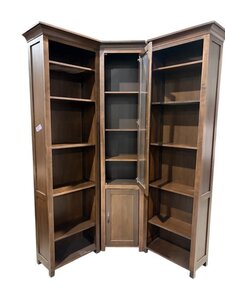 Outlet: Corner Mission Bookcase Set In-Stock