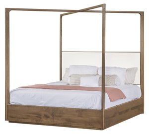 King Modern Canopy Bed - Buy As Pictured