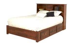 Queen Bookcase Bed - Buy As Pictured