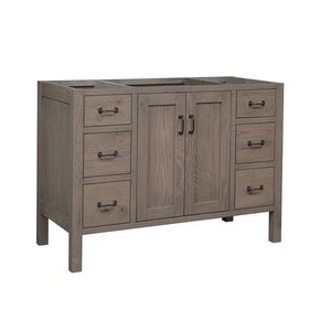 60" Shaker Oak Bathroom Vanity - Buy As Pictured