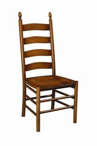 Brown Maple Shaker Ladder Back Chair - Buy As Pictured