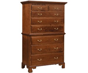 Williamsburg 8-Drawer Chest on Chest
