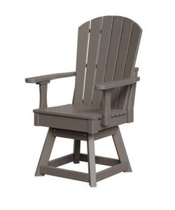 Classic Swivel Rocking Poly Dining Chair