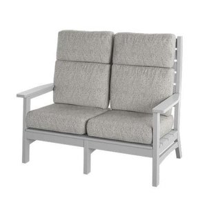 Coastal High Back Poly Love Seat