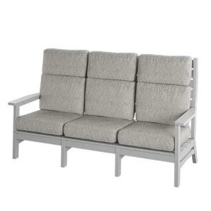 Coastal High Back Poly Sofa
