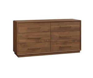 Harlan Modern Dresser with Plinth Base - 6 or 9 Drawers