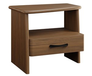 Santa Fe 1-Drawer Nightstand with Curved Edge