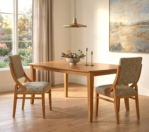 Outlet Rhinebeck Upholstered Dining Chair Set In-Stock (Set of 2)