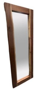 River Run Walnut Leaner Mirror