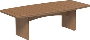 LuxCraft Poly Oval Urban Dining Table