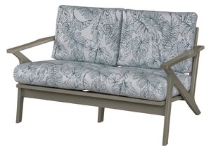 Marilyn Mid-Century Poly Modern Outdoor Loveseat