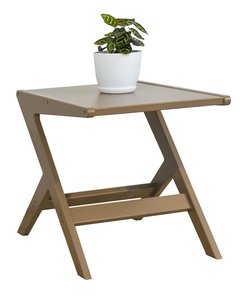 Marilyn Mid-Century Modern Outdoor Poly End Table