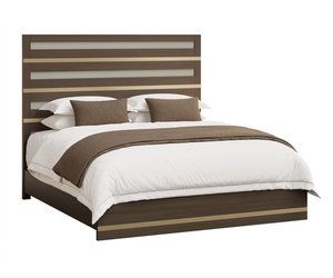 Sarah Wood Panel Bed