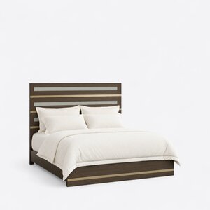 Sarah Wood Panel Bed