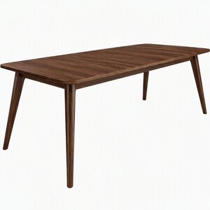 Soren Mid-Century Modern Rectangular Leg Dining Table