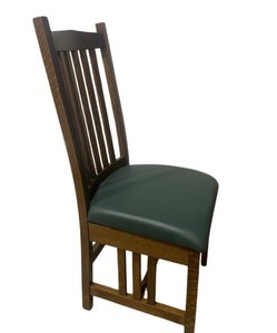 Outlet Quarter Sawn White Oak Mission Dining Room Chair In-Stock