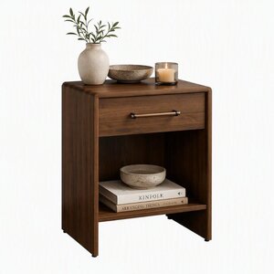 Cabot Contemporary 1-Drawer Nightstand
