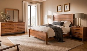 Cabot Contemporary 3-Piece Bedroom Furniture Set