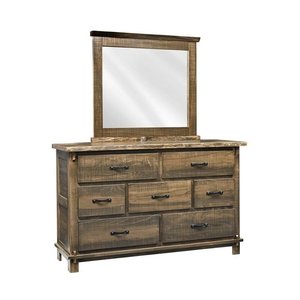 Gastonia 7-Drawer Dresser with Optional Mirror