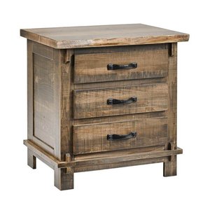 Gastonia 3-Drawer Nightstand