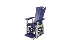 Poly Outdoor Ocean Wavz Single Glider