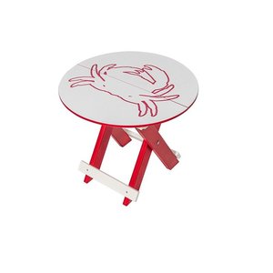 Poly Outdoor Bayside Round Folding Table