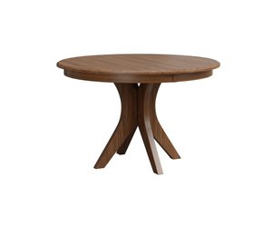 Handcrafted Reveal Contemporary Single Pedestal Dining Table