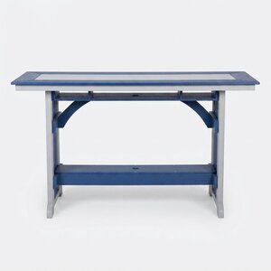 Poly Outdoor Seabreak Mission Rail Counter Table