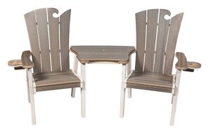 Poly Outdoor OceanWavz Settee