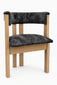 White Oak Modern Upholstered Dining Chair Set of 4 In-Stock