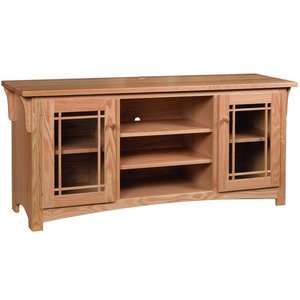 Media Cabinet with Glass Doors